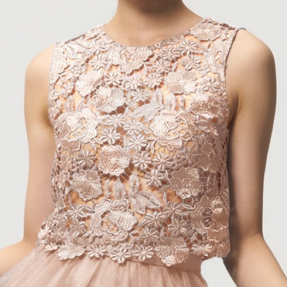 Jenny Yoo | Greta Topper Cameo Pink NWT